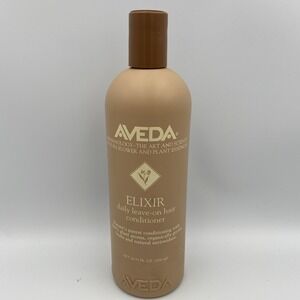 Aveda Elixir Daily Leave-on Hair Conditioner 16.9 Oz Brown Bottle HTF
